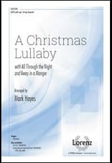 A Christmas Lullaby SATB choral sheet music cover